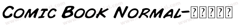Comic Book Normal字体转换